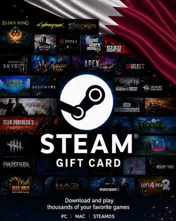 Steam Gift Card Qatar (QAR)