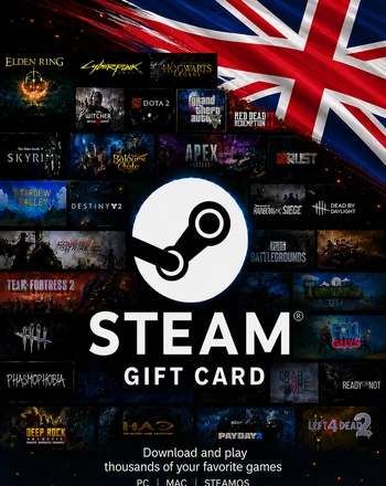 Steam Gift Card United Kingdom (GBP)