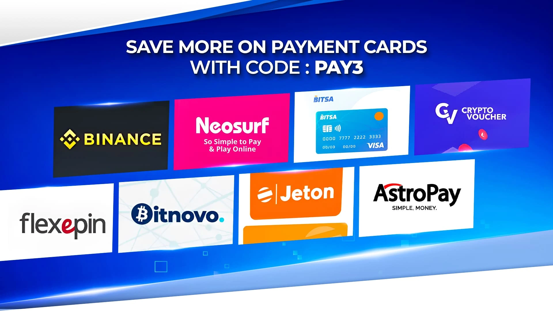 Explore payment cards