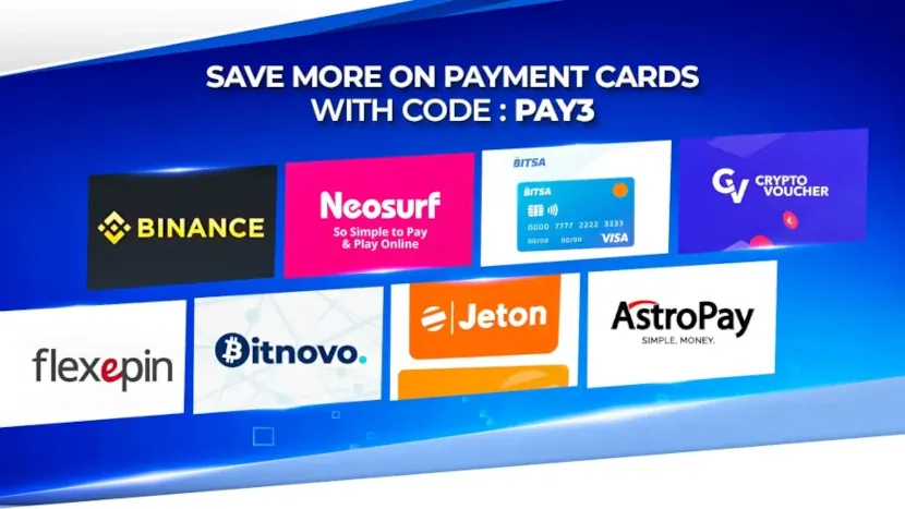 Explore payment cards