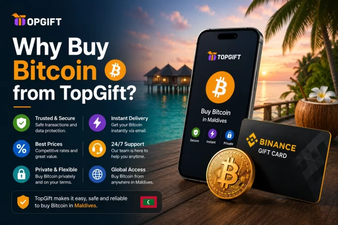 Buying Bitcoin in Maldives from TopGift