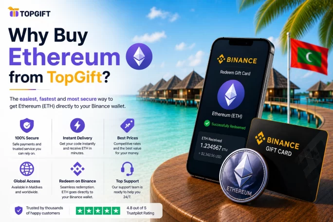 Buying Ethereum in Maldives from TopGift