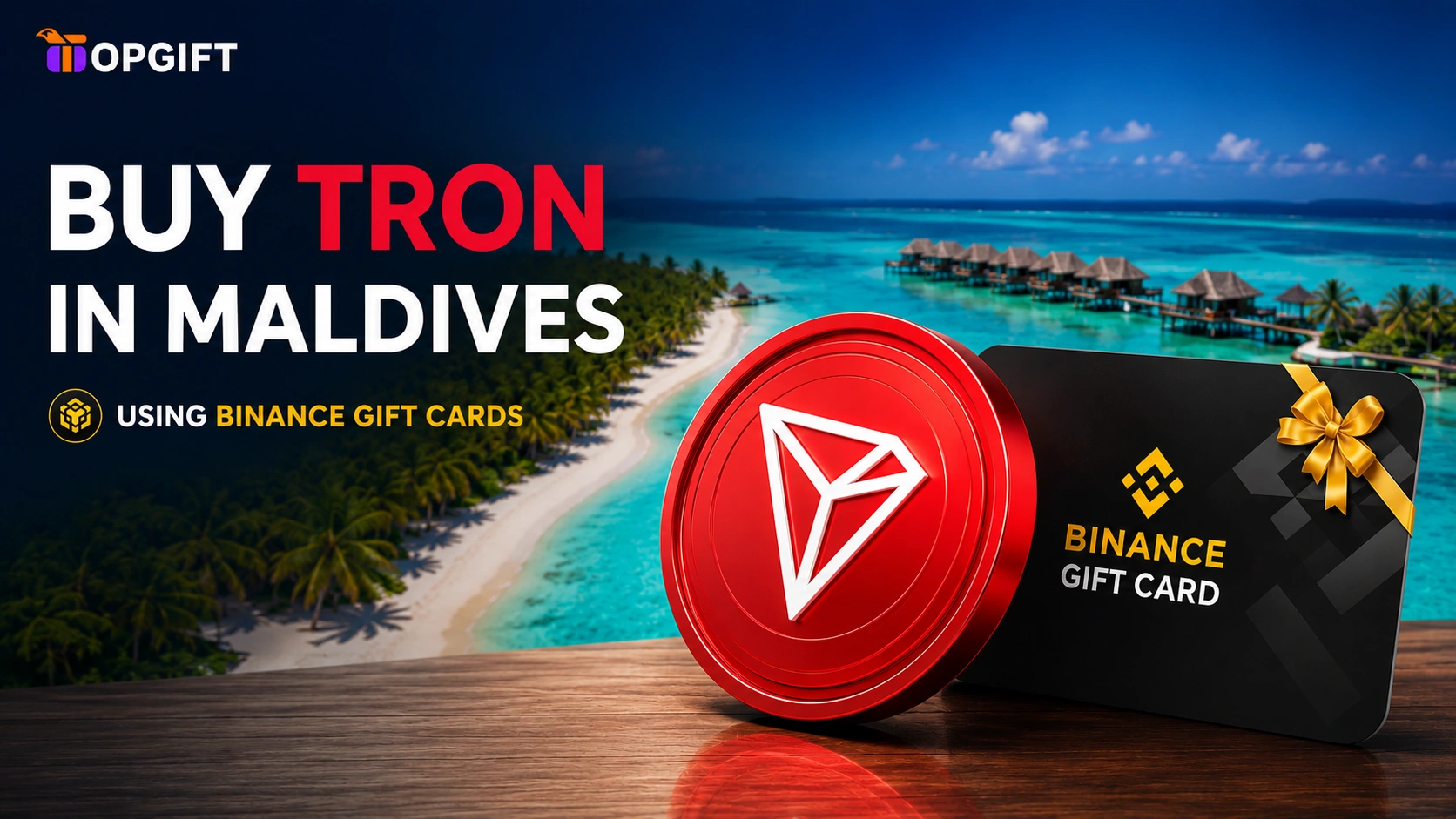 Buy TRON in Maldives using Binance Gift Cards