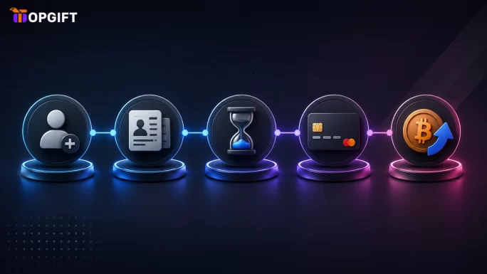 The steps involved in buying crypto directly on an exchange
