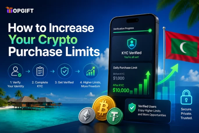 How to increase crypto purchase limits in Maldives