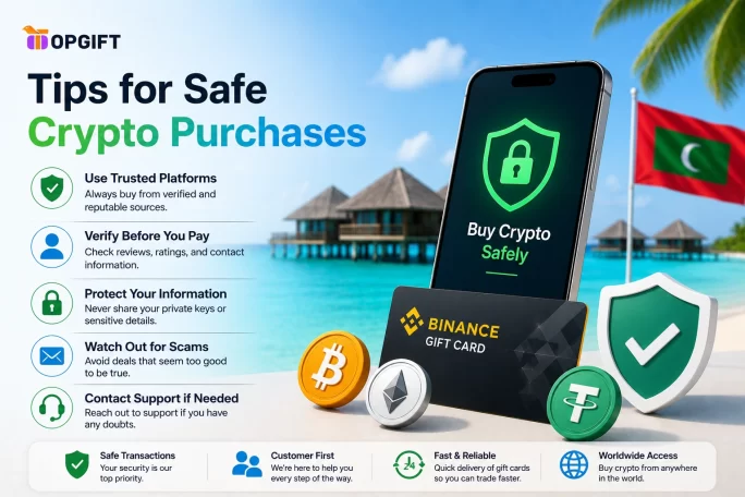 Tips for buying crypto safely online in Maldives