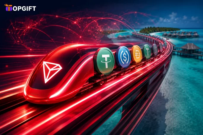 TRON network moving stablecoin transfers