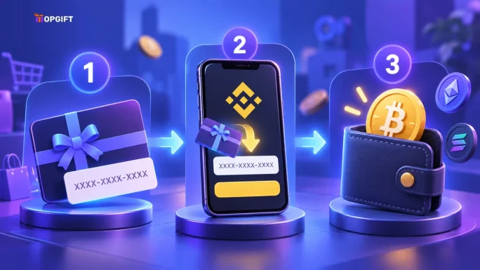 Buying your first crypto with a gift card