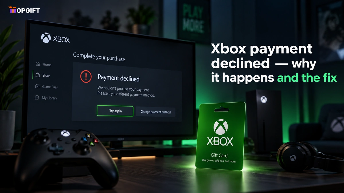 Xbox payment declined — why it happens and the fix