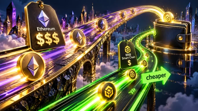 Choosing a cheaper network for Binance withdrawals
