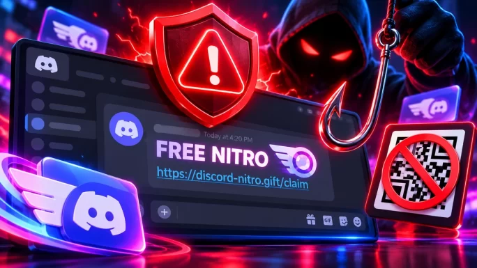 Spotting free Discord Nitro scams