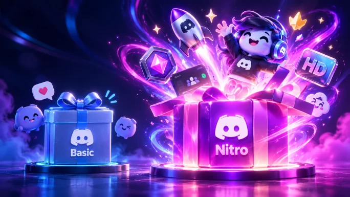 Discord Nitro compared with Nitro Basic