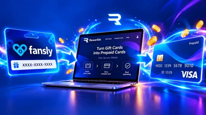 How a Fansly gift card works from code to Visa card