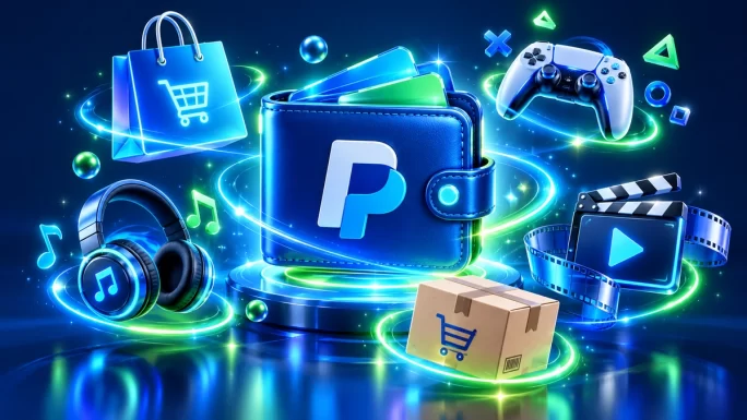 Where to use a PayPal balance for shopping, games, music and streaming