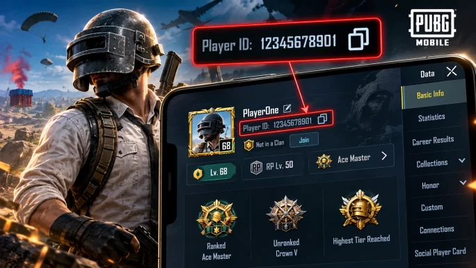 Where to find your player ID in PUBG Mobile