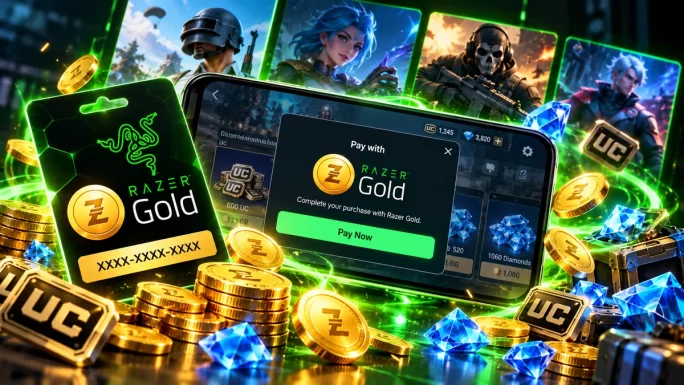 Buying game currency with Razer Gold